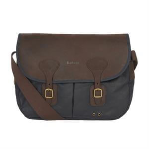 Barbour Waxed Leather Tarras Bag